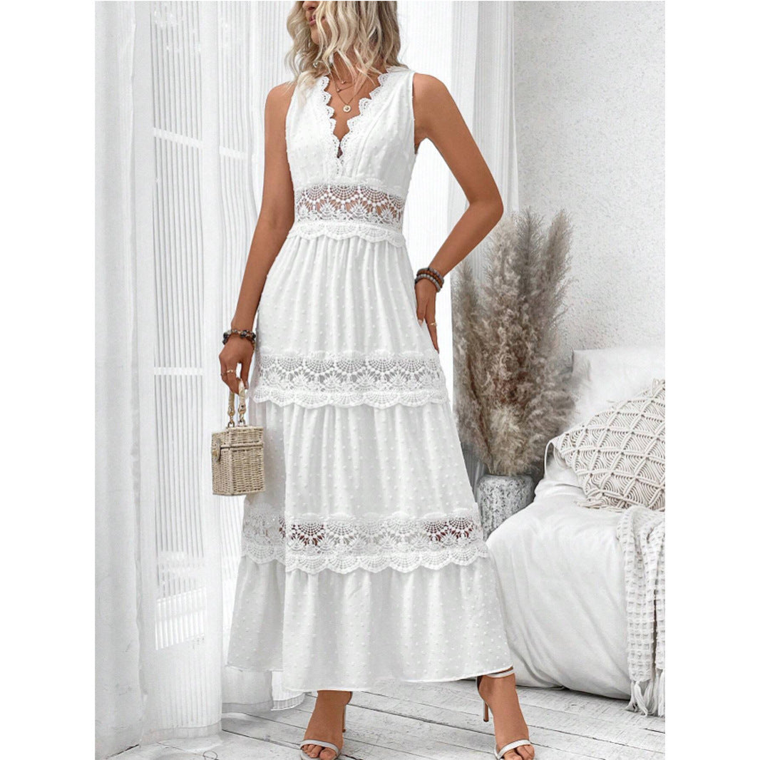 Robe Isaline – Élégance Pure en Voile de Coton