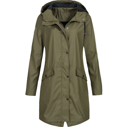 Lucie – Manteau de pluie long, stylé et imperméable