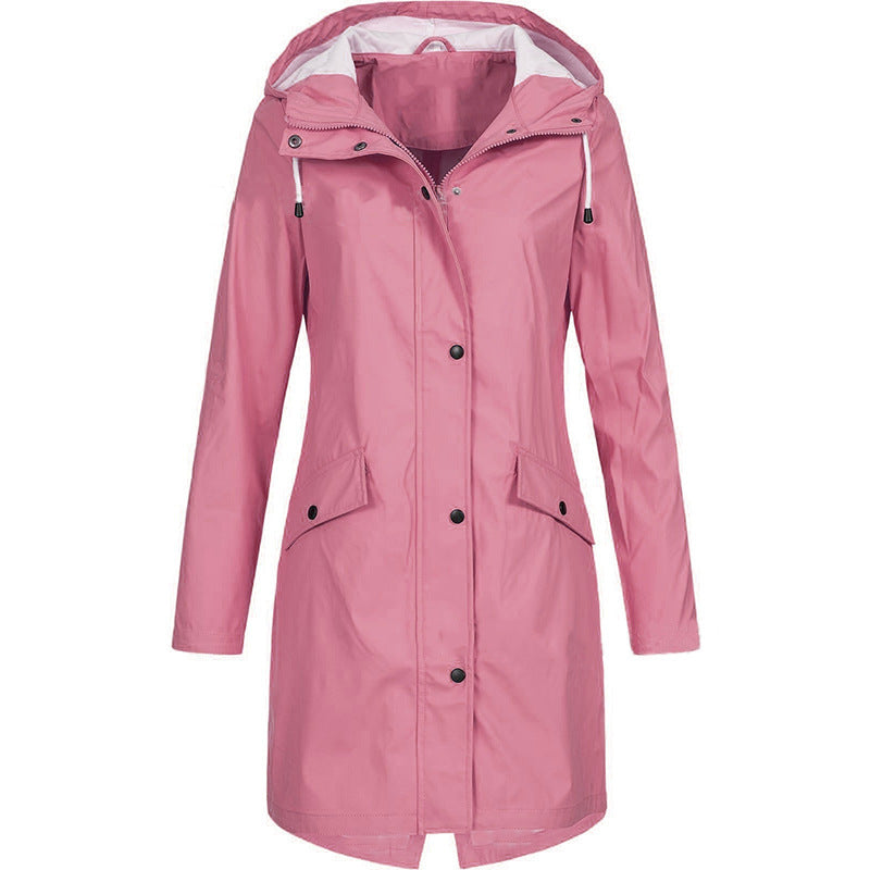 Lucie – Manteau de pluie long, stylé et imperméable