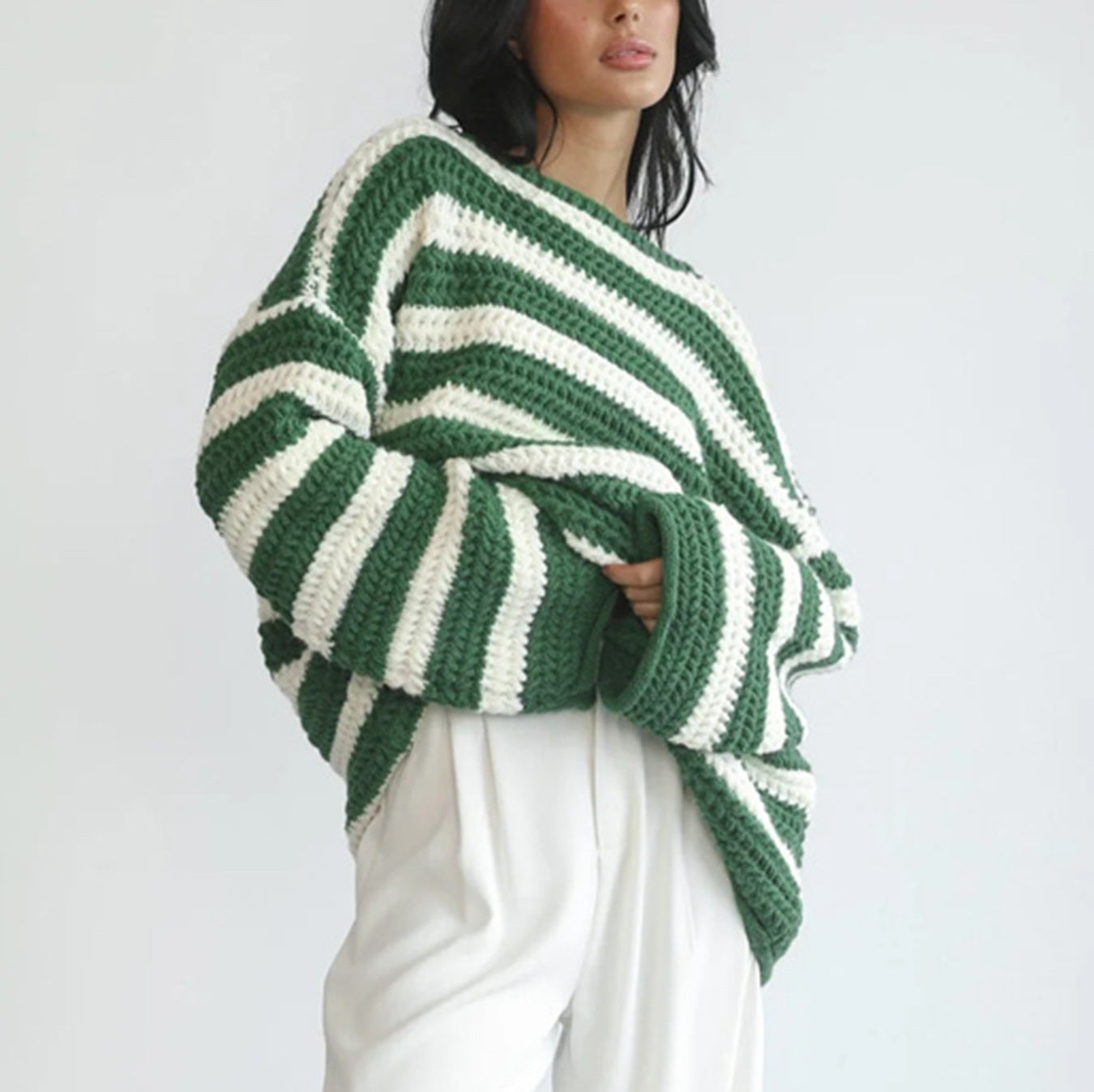 Albane-Un pull oversize tendance et cosy