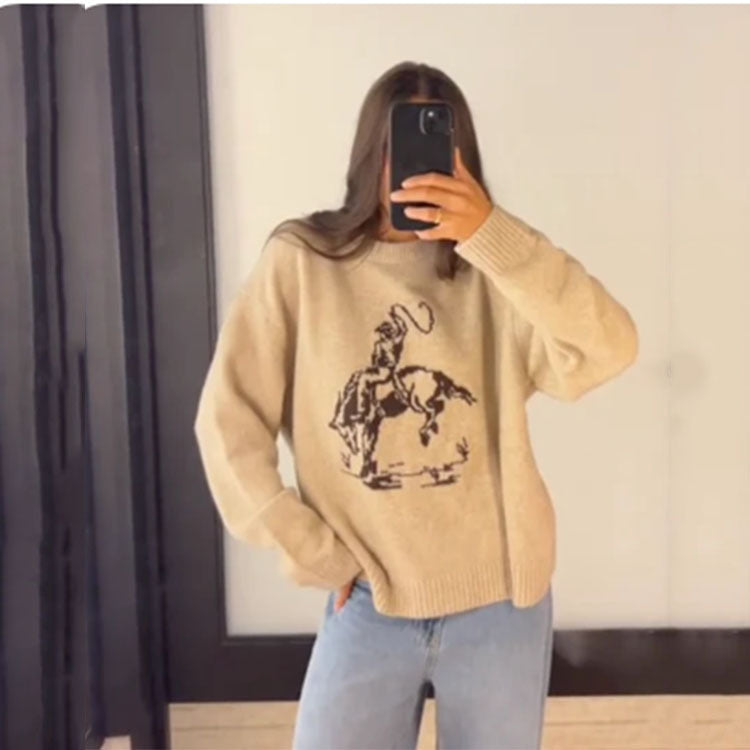 Pull doux et élégant à col rond