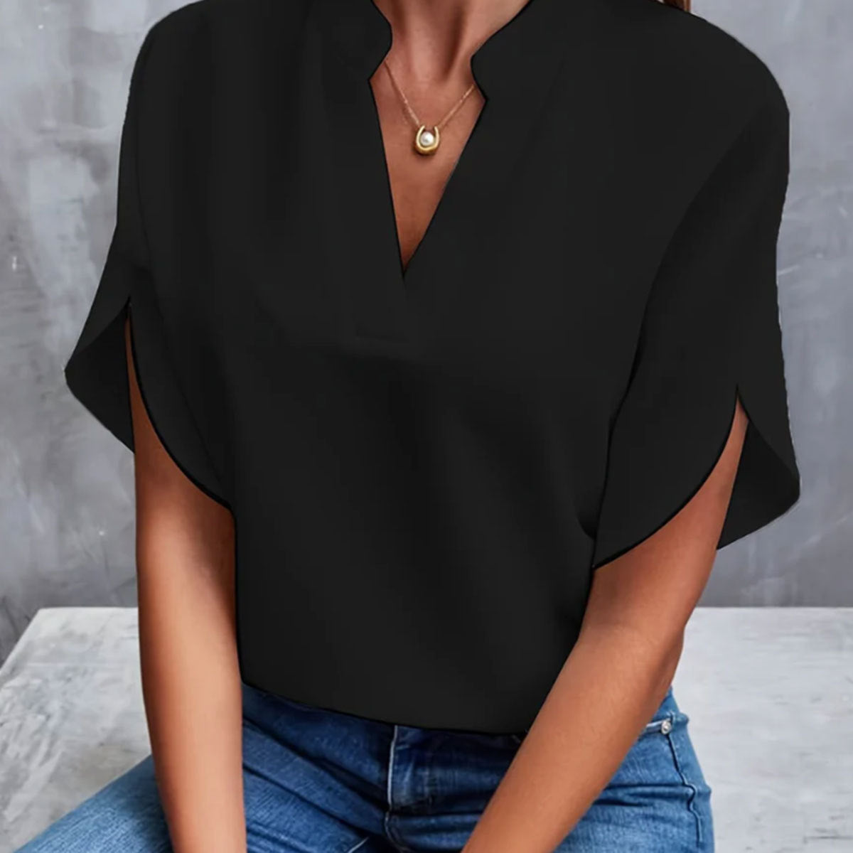 Chemise d’été élégante en coton léger