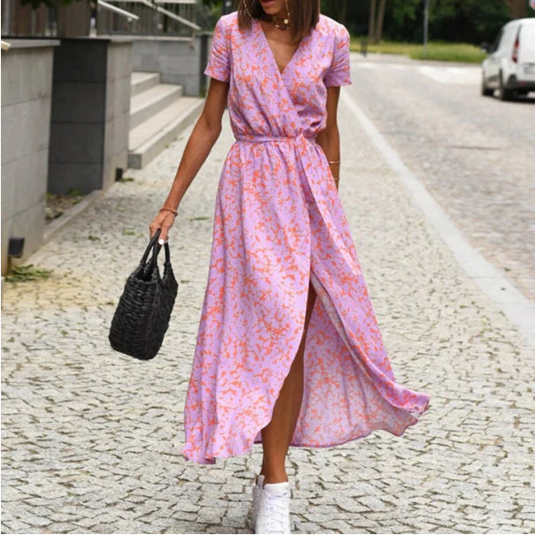 Sophie – Élégante robe longue bohème en tissu léger