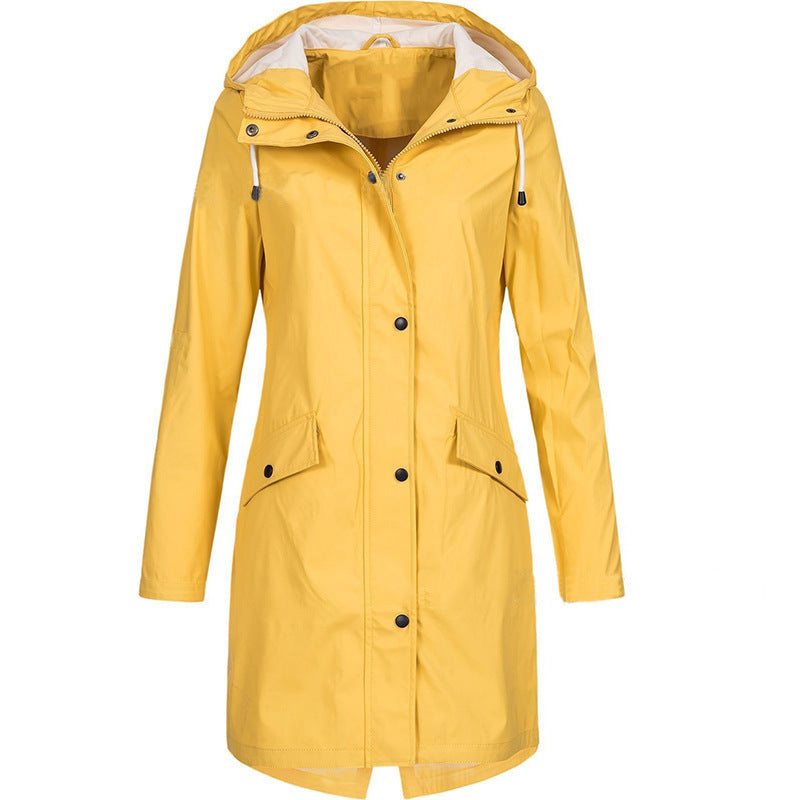 Lucie – Manteau de pluie long, stylé et imperméable