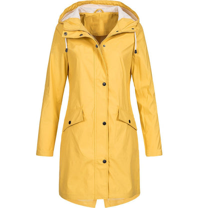 Lucie – Manteau de pluie long, stylé et imperméable