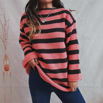 Albane-Un pull oversize tendance et cosy