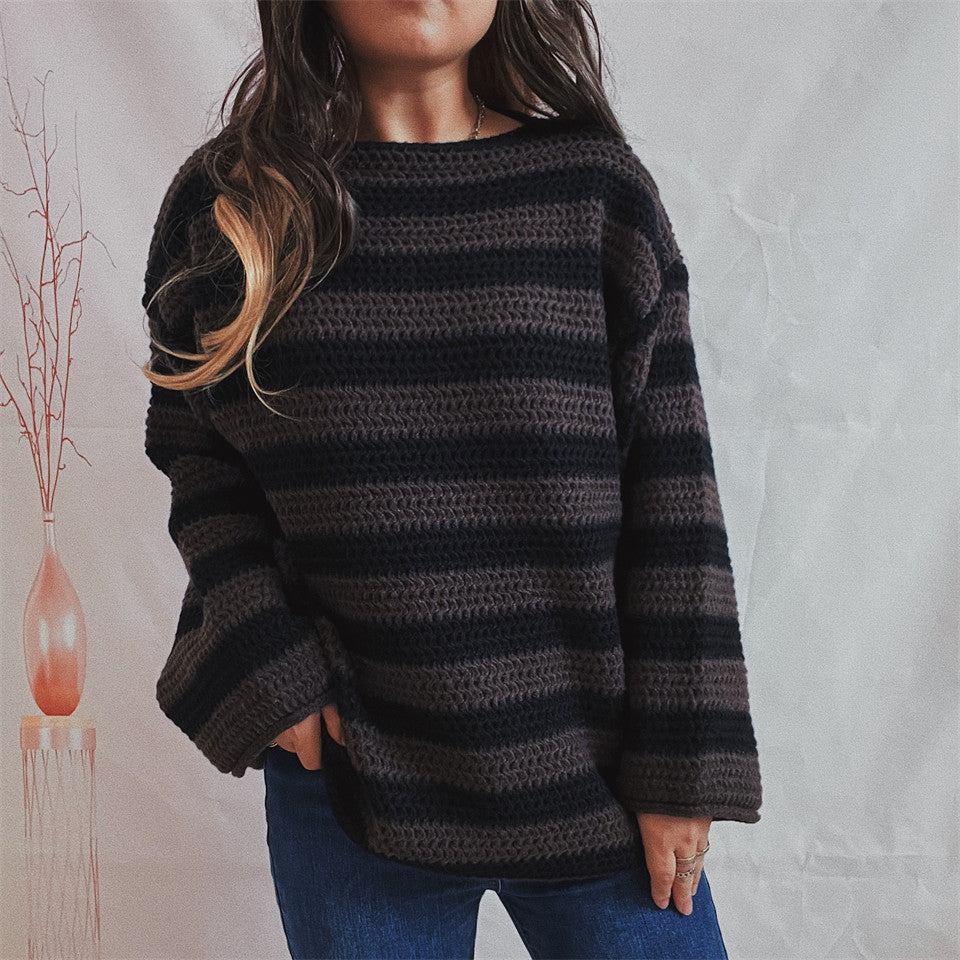 Albane-Un pull oversize tendance et cosy