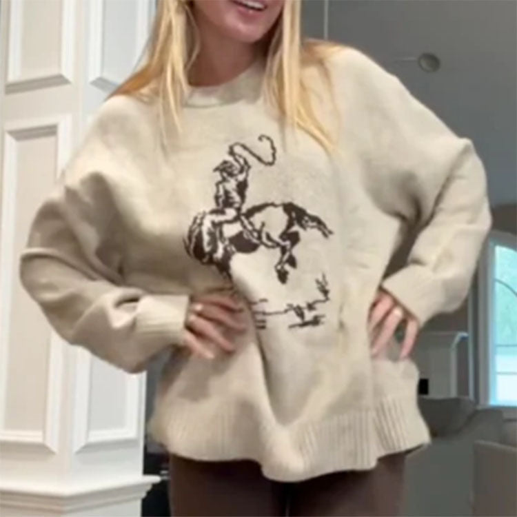 Pull doux et élégant à col rond