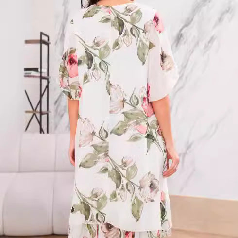 Léa – Robe Longue Bohème et Raffinée en Tissu Léger