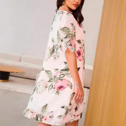 Léa – Robe Longue Bohème et Raffinée en Tissu Léger