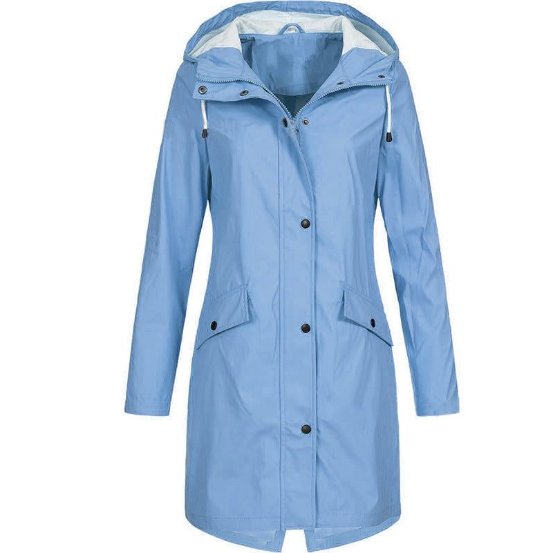 Lucie – Manteau de pluie long, stylé et imperméable