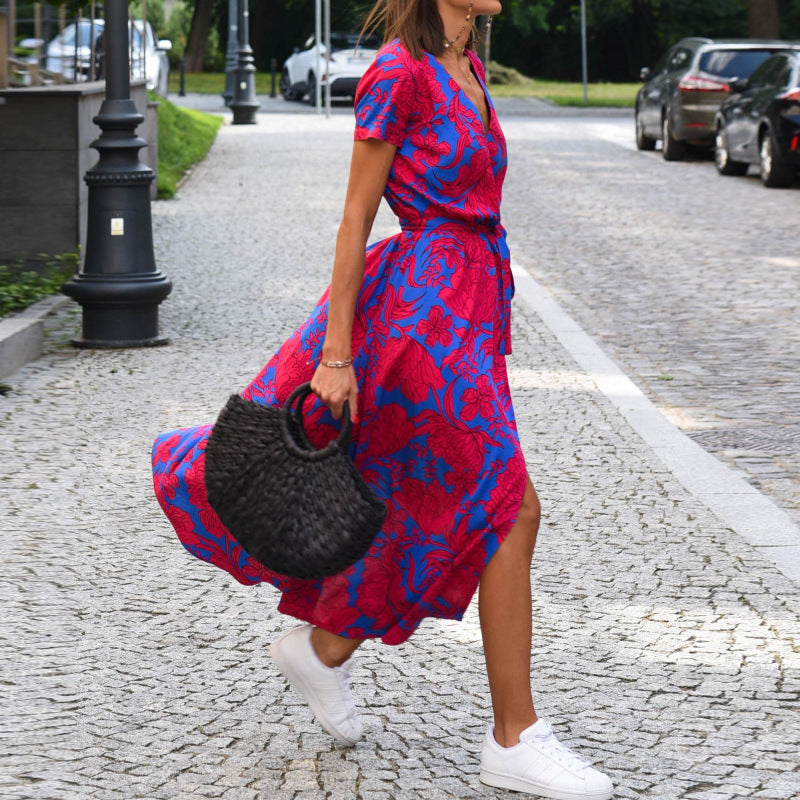 Sophie – Élégante robe longue bohème en tissu léger
