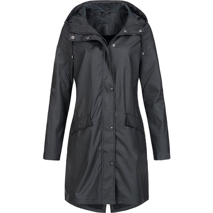 Lucie – Manteau de pluie long, stylé et imperméable